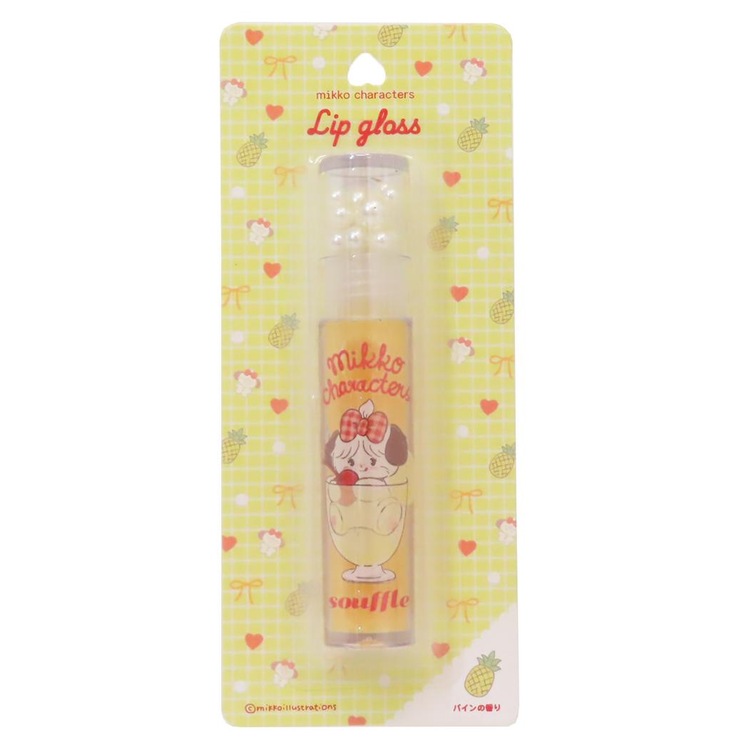 mikko illustrations コスメ雑貨 リップグロス パインの香り スフレ マルカ プチギフト キャラクター グッズ メール便可 シネマコレクション