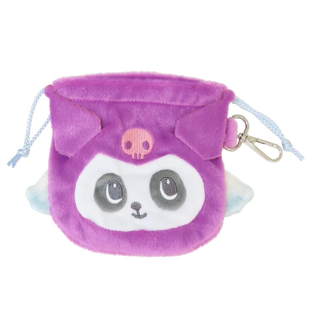 【12月は毎日ポイント10倍！】パンシェルxサンリオキャラクターズ 巾着袋 ふわふわ巾着 クロミ サンリ..