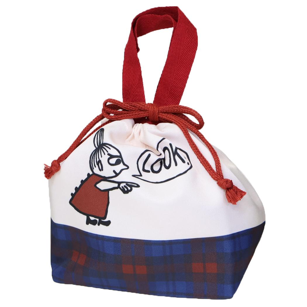 楽天キャラクターのシネマコレクションムーミン ランチ巾着 持ち手付ランチきんちゃく LOOK 北欧 カミオジャパン ランチ雑貨 キャラクター グッズ メール便可 シネマコレクション