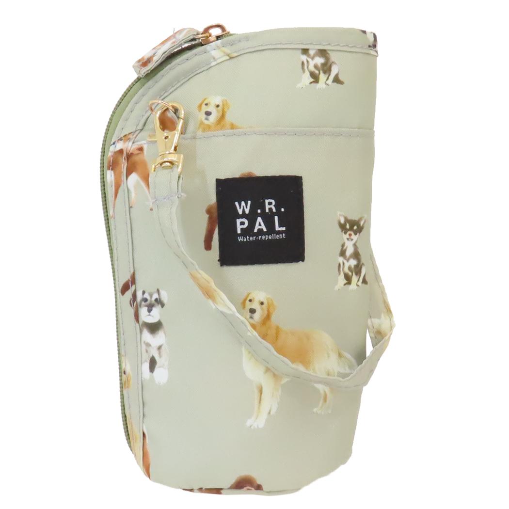 ボトルケース ペットボトルホルダー メニードッグ カーキ フレンズヒル アウトドア雑貨 かわいい グッズ メール便可 シネマコレクション