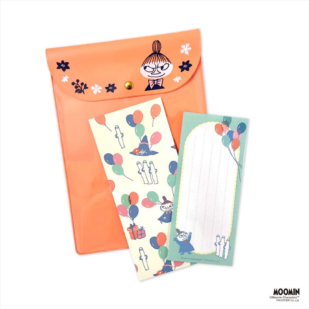 【12月は毎日ポイント10倍!】ムーミン レターセット PVCケース入一筆箋セット 北欧 フタバ 封筒 一筆箋 キャラクター グッズ メール便可 シネマコレクシ...