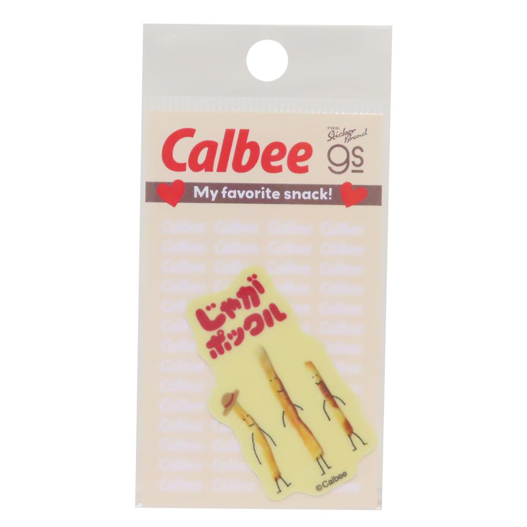 カルビーじゃがポックル ダイカットシール グリッターミニステッカー お菓子パッケージ ゼネラルステッカー 耐水耐光 キャラクター グッズ メール便可 シネマコレクション