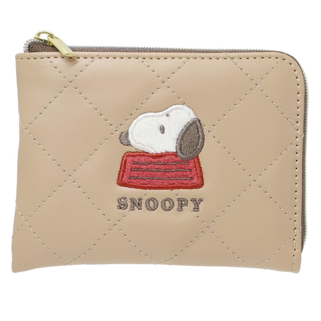 【12月は毎日ポイント10倍！】スヌーピー カードポーチ L字カードケース USUAL SNOOPY ピーナッツ カミ..