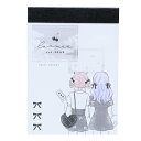 【12月は毎日ポイント10倍!】LIKEオルチャン メモ帳 ミニミニメモ モノクロリボン カミオジャパン 新学期準備文具 女の子 かわいい グッズ メール便可 ...