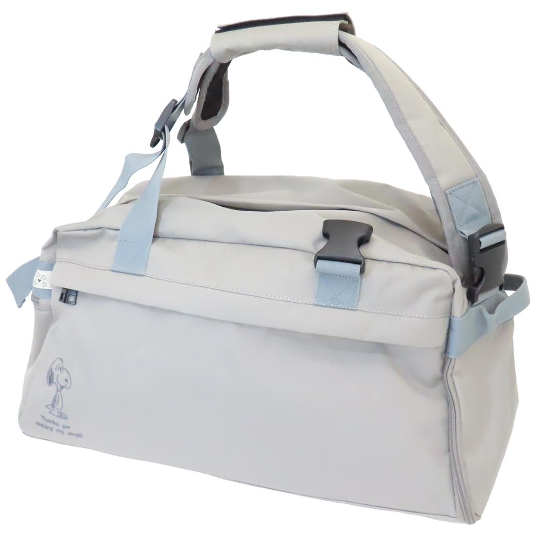 スヌーピー 旅行かばん ボストンリュック VINTAGE LGY ピーナッツ マリモクラフト 大容量バッグ トラベ..