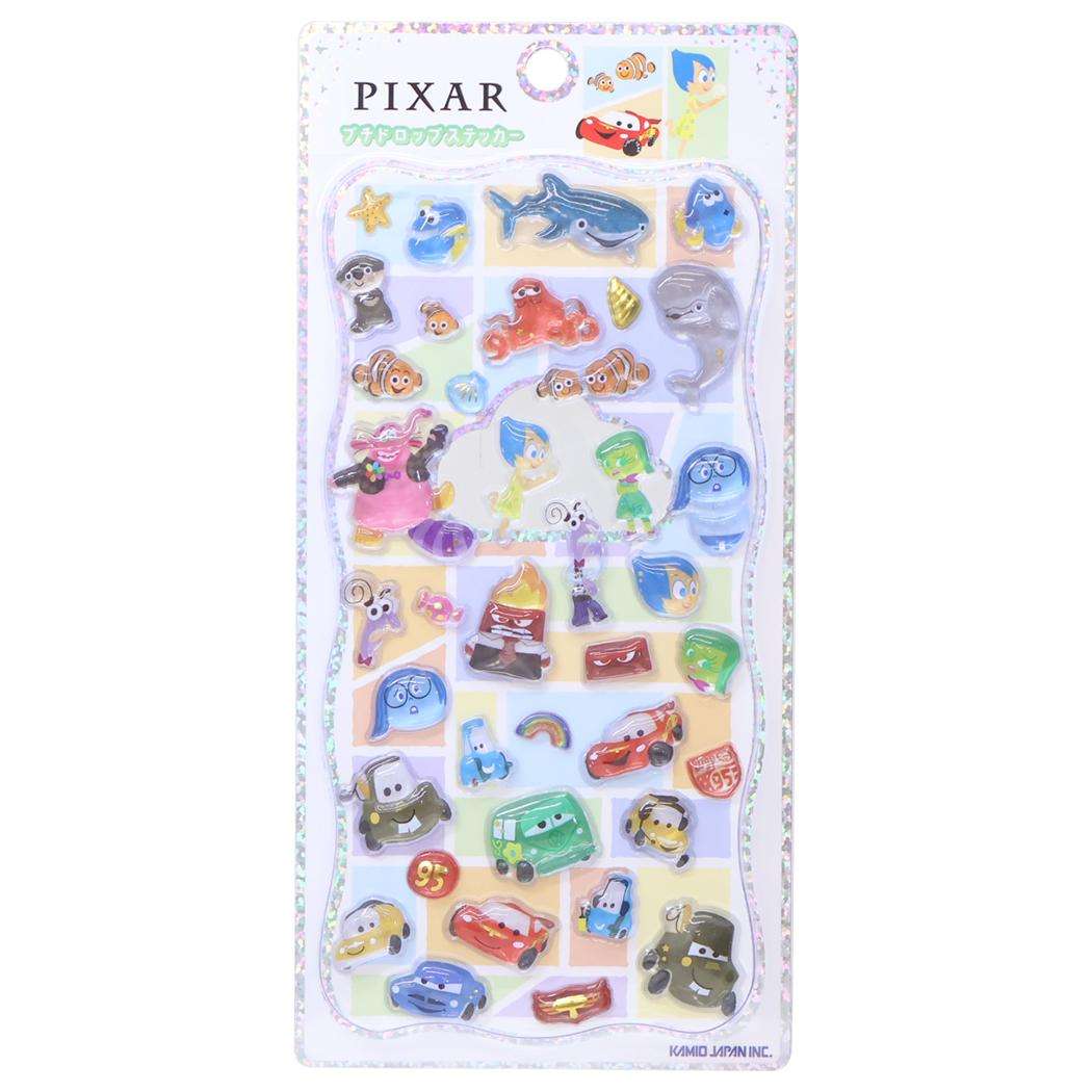 【12月は毎日ポイント10倍！】ディズニー シールシート プチドロップステッカー ピクサーMIX カミオジャパン 手帳デコ デコシール キャラクター グッズ メール便可 シネマコレクションのサムネイル