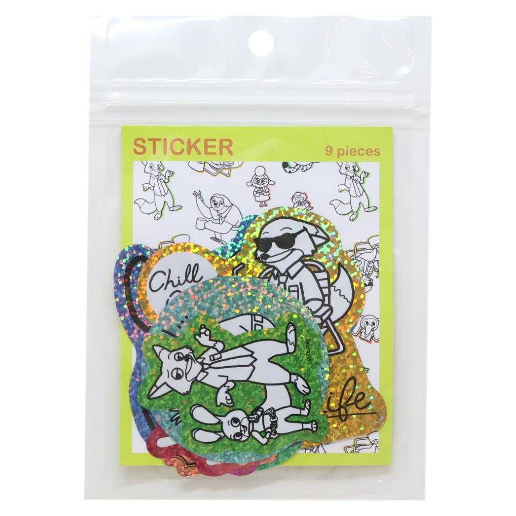 ズートピア フレークシール フレークステッカーS ディズニー S＆C デコレーション DECOシール キャラクター グッズ メール便可 シネマコレクションのサムネイル