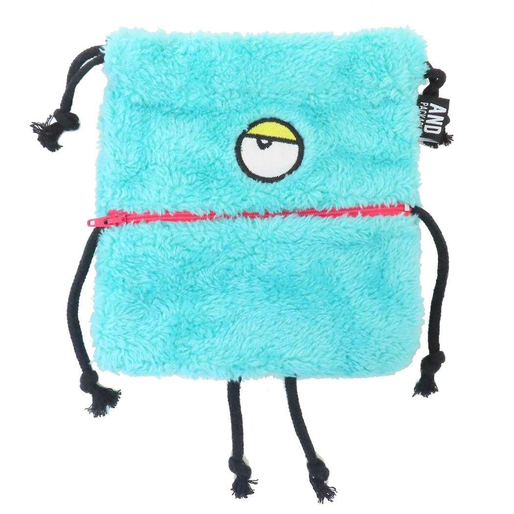 【12月は毎日ポイント10倍！】AND PACKABLE キャンディモンスターズ 巾着袋 巾着ポーチ KPO スパイシーズ ミンティ テクノプライム 小物入れ かわいい グッズ メール便可 シネマコレクション