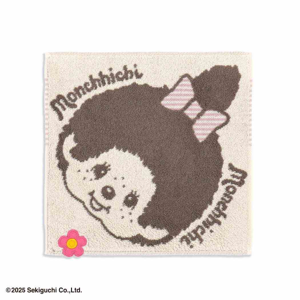 モンチッチ ミニタオル フルフィーコットン タオルハンカチ ピンク タオル美術館 プレゼント キャラクター グッズ メール便可 シネマコレクション