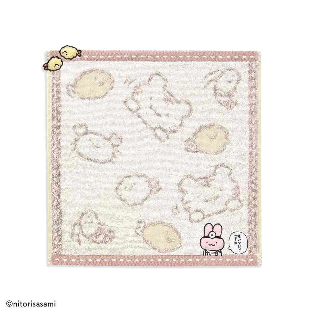 【12月は毎日ポイント10倍！】ホワイトタイガーとブラックタイガー ミニタオル フルフィーコットン無撚..