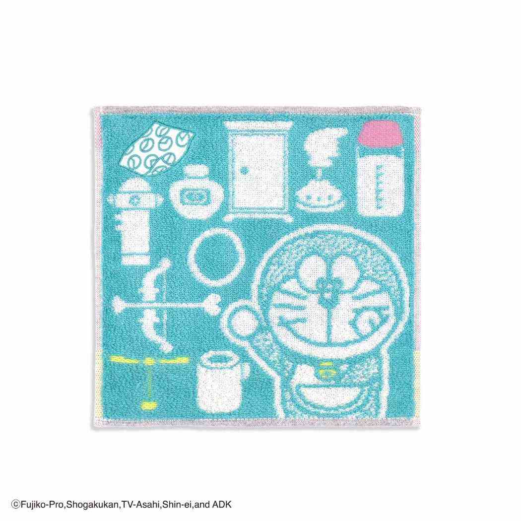 ドラえもん ミニタオル フルフィーコットン タオルハンカチ コレクション MiRAi ミント 藤子F不二雄 タ..