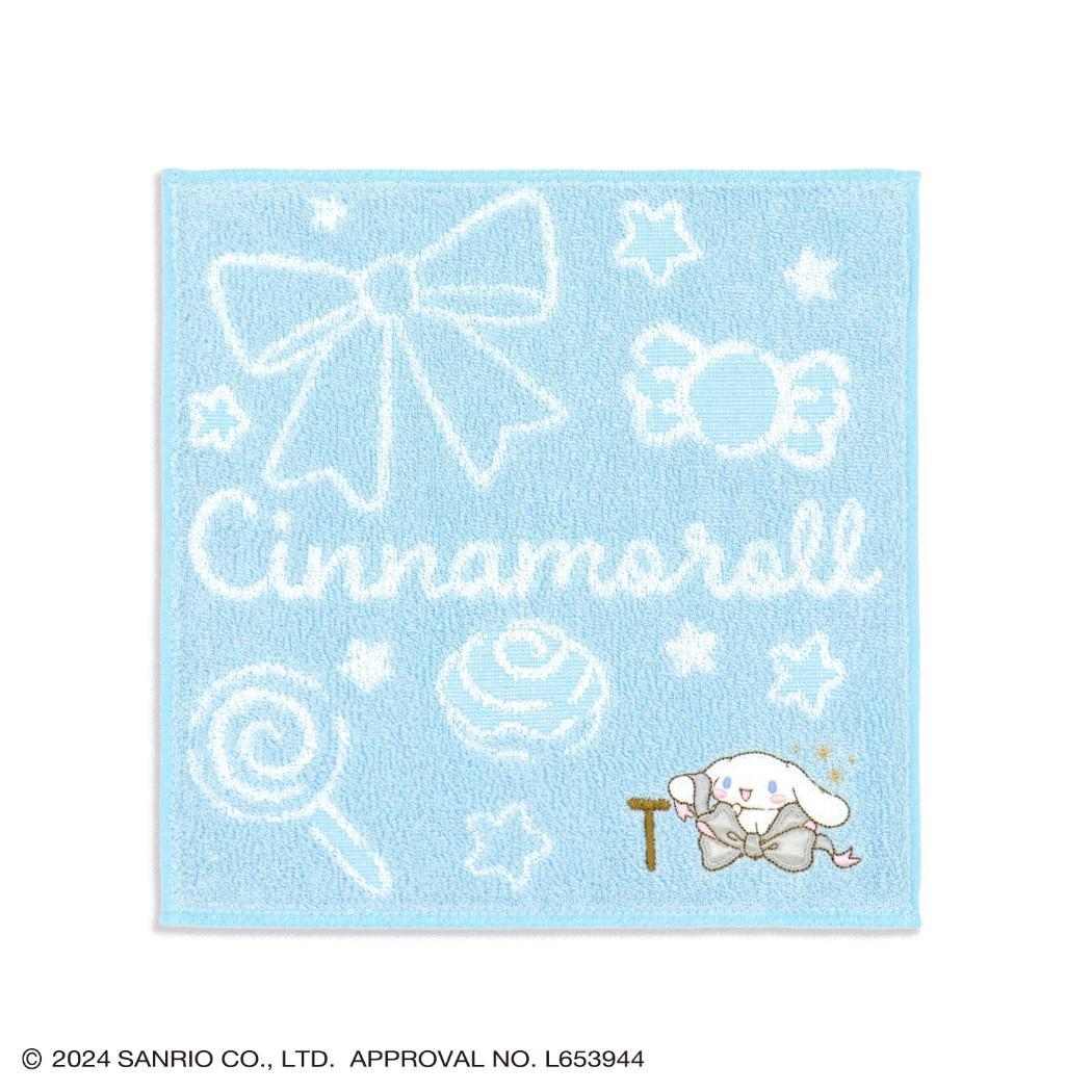 シナモロール ミニタオル フルフィーコットン タオルハンカチ ビッグリボン T サンリオ タオル美術館 かわいい プレゼント イニシャル キャラクター グッズ メール便可 シネマコレクション