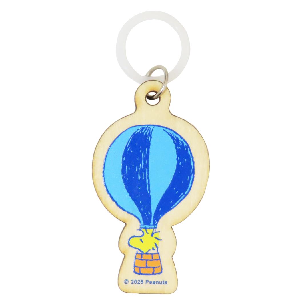 スヌーピー レイングッズ 木のオーナメント ウッドストック気球 ピーナッツ ナガノファクトリー めじるしチャーム 目印 傘マーカー ボトルマーカー キャラクター...