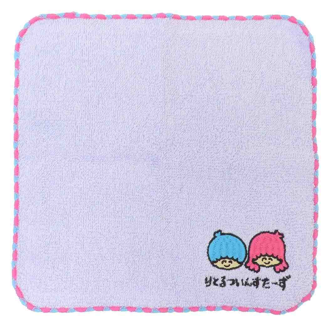 リトルツインスターズ ミニタオル ワンポイント刺繍ハンカチタオル りとるついんすたーず サンリオ オクタニ 汗拭きタオル キャラクター グッズ メール便可 シネマコレクション