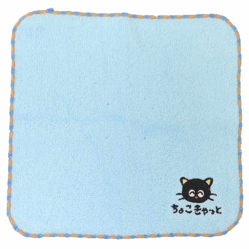 【ポイント10倍 & クーポン！】チョコキャット ミニタオル ワンポイント刺繍ハンカチタオル ちょこきゃっと サンリオ オクタニ 汗拭きタオル キャラクター グッズ メール便可 シネマコレクション