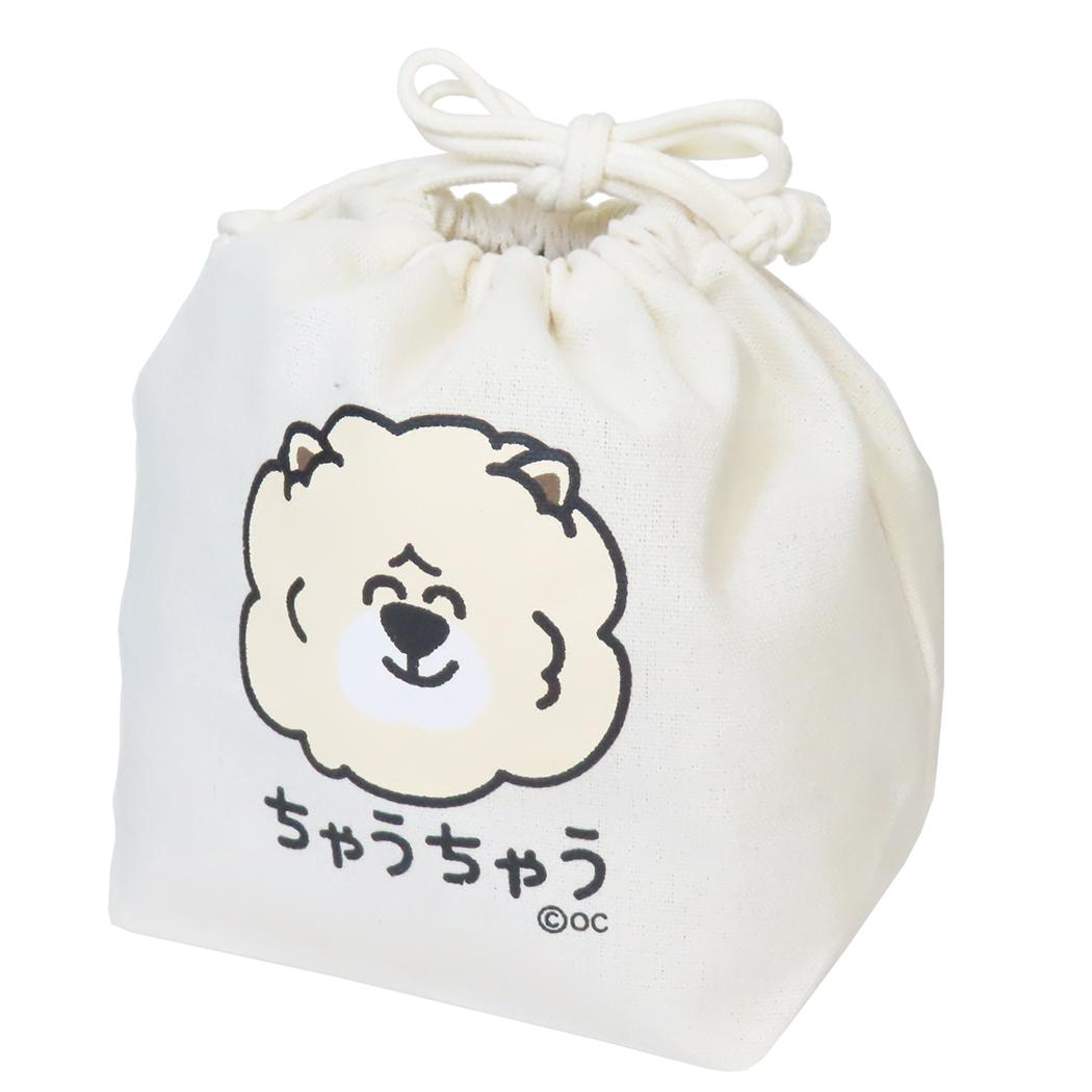 おえかきさん 巾着袋 マチ付ききんちゃくポーチ ちゃうちゃうさん オクタニ 新学期準備雑貨 小物入れ ..