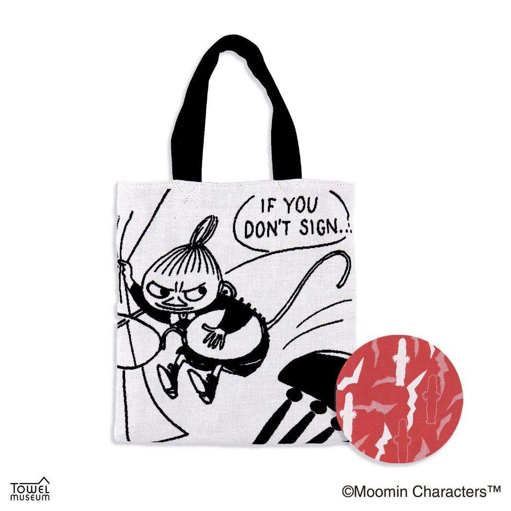 【12月は毎日ポイント10倍！】ムーミン 手提げかばん 2重ガーゼ ミニバッグ コミック リトルミイ レッ..