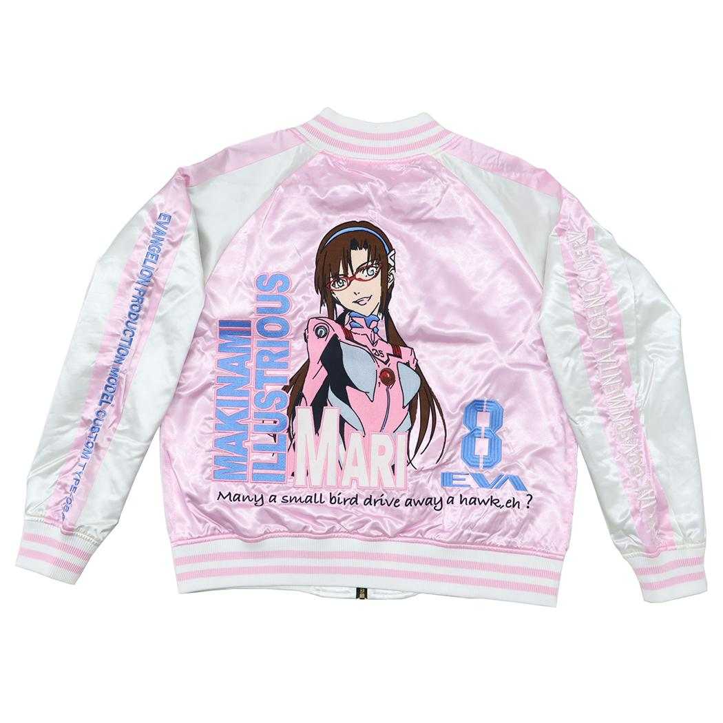 エヴァンゲリオン アウター スカジャン L 真希波 マリ イラストリアス 丸眞 メンズ レディース ユニセ..