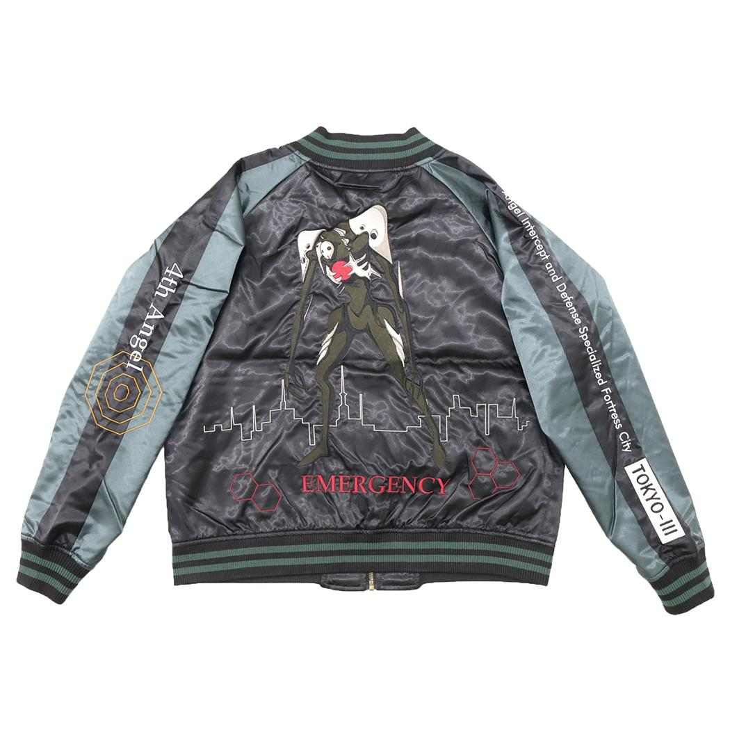 エヴァンゲリオン アウター スカジャン L 第4の使徒 丸眞 メンズ レディース ユニセックス オーバーサ..