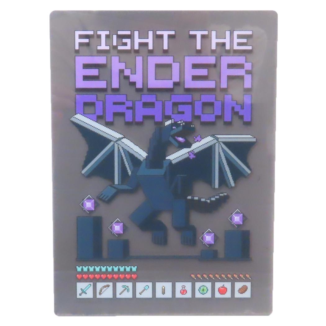 マインクラフト 下敷き 下じき エンダードラゴン Minecraft 新学期準備文具 ゲームキャラクター グッズ..