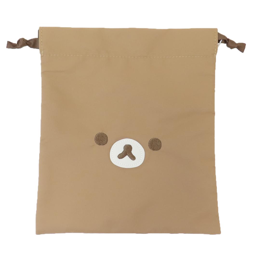 リラックマ 巾着袋 きんちゃくポーチ フェイスシリーズ サンエックス マリモクラフト 小物入れ かわい..