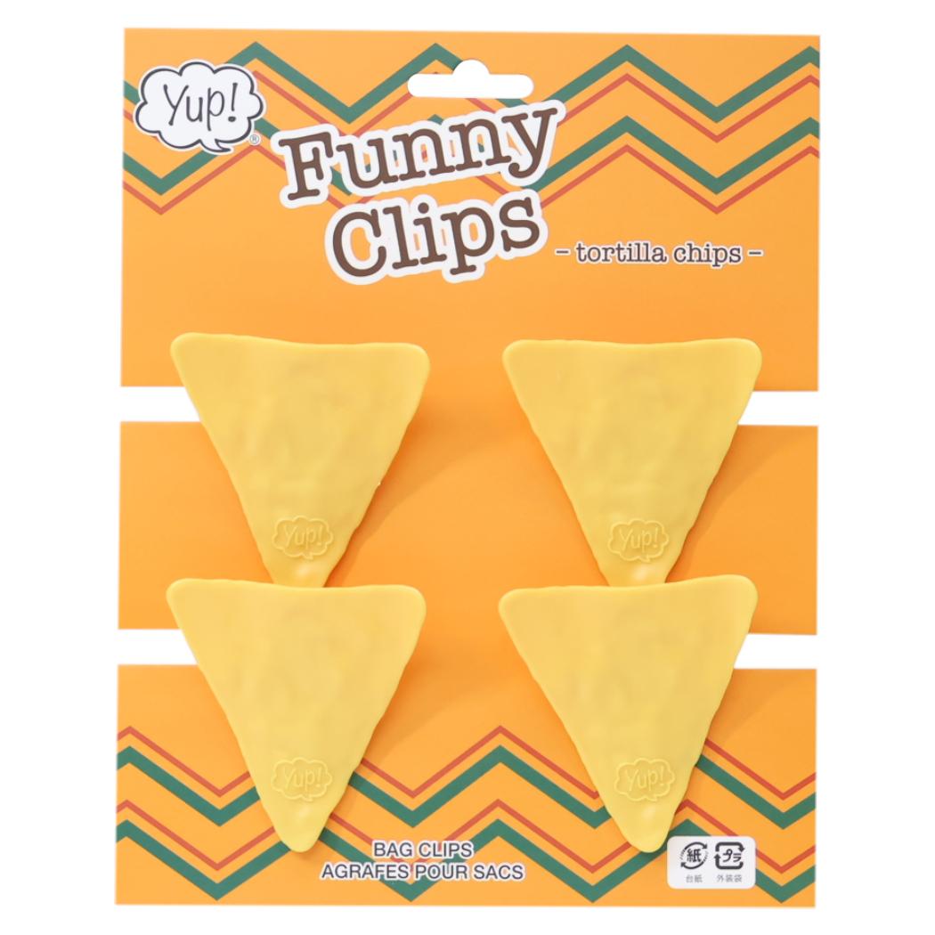 【12月は毎日ポイント10倍!】ヤップ クリップ トルティーヤチップスクリップ 4個セット 丸眞 事務用品 おもしろ雑貨 グッズ シネマコレクション