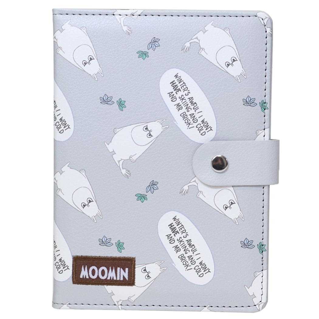 ムーミン マルチケース お薬手帳ケース ムスッとフェイスパターン 北欧 丸眞 おくすり手帳 キャラクター グッズ メール便可 シネマコレクション