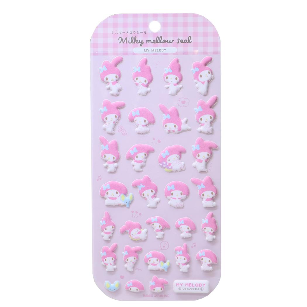 マイメロディ シールシート ミルキーメロウシール サンリオ カミオジャパン DECOシール 女の子向け キャラクター グッズ メール便可 シネマコレクションのサムネイル