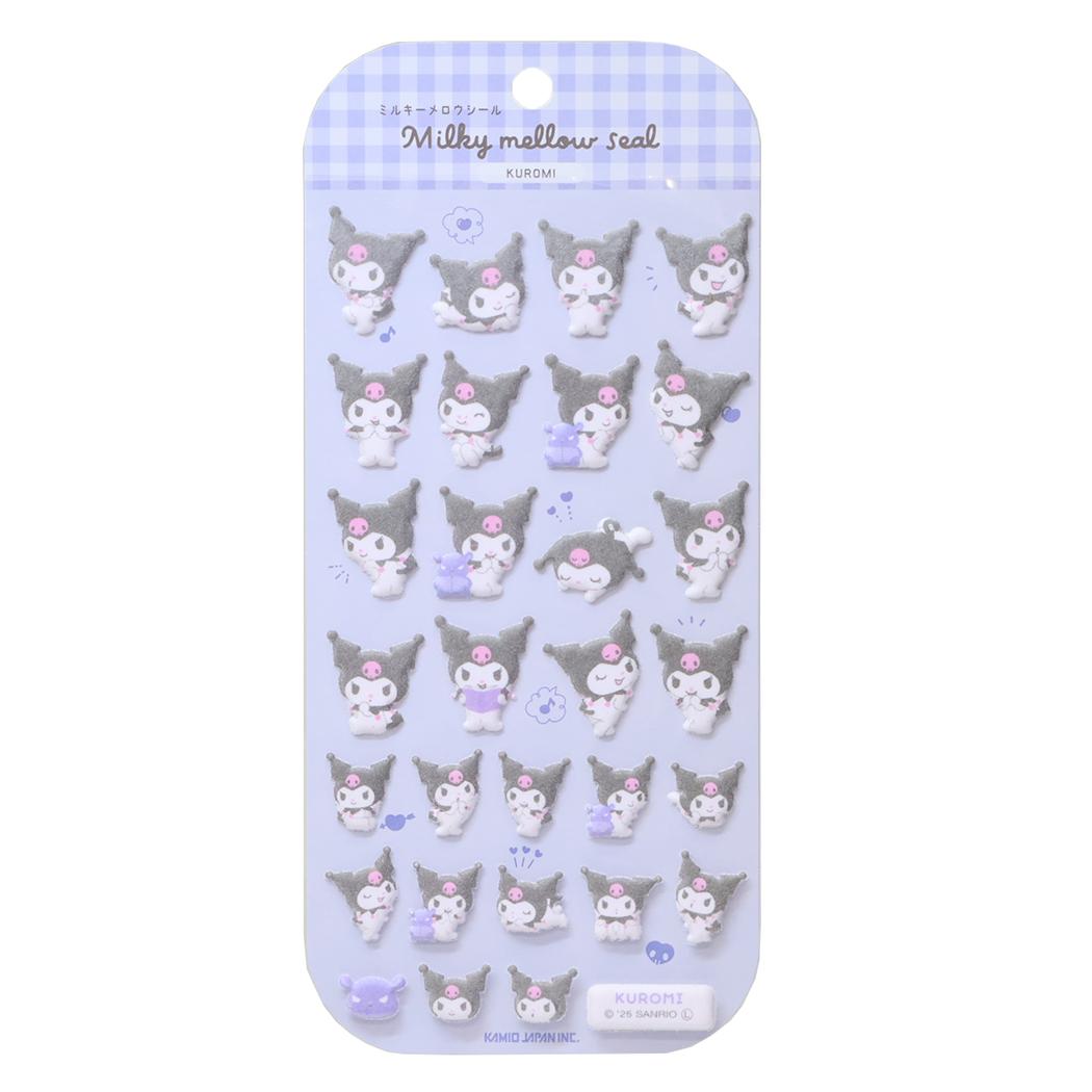 クロミ シールシート ミルキーメロウシール サンリオ カミオジャパン DECOシール 女の子向け キャラクター グッズ メール便可 シネマコレクションのサムネイル