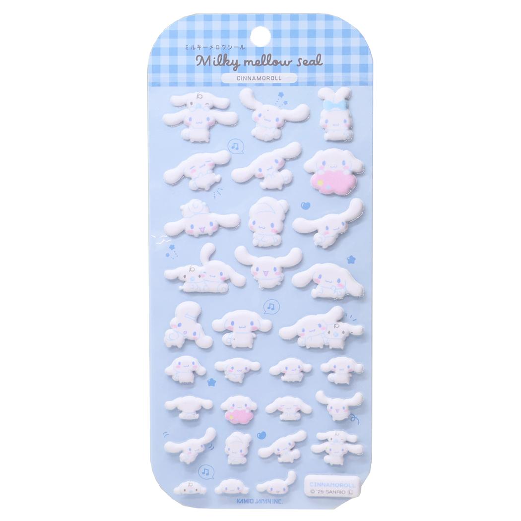 シナモロール シールシート ミルキーメロウシール サンリオ カミオジャパン DECOシール 女の子向け キャラクター グッズ メール便可 シネマコレクションのサムネイル