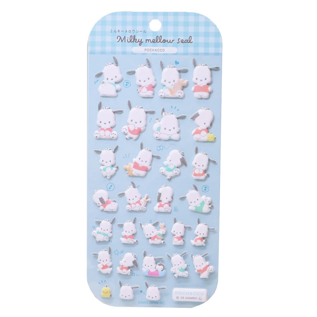 ポチャッコ シールシート ミルキーメロウシール サンリオ カミオジャパン DECOシール 女の子向け キャラクター グッズ メール便可 シネマコレクションのサムネイル