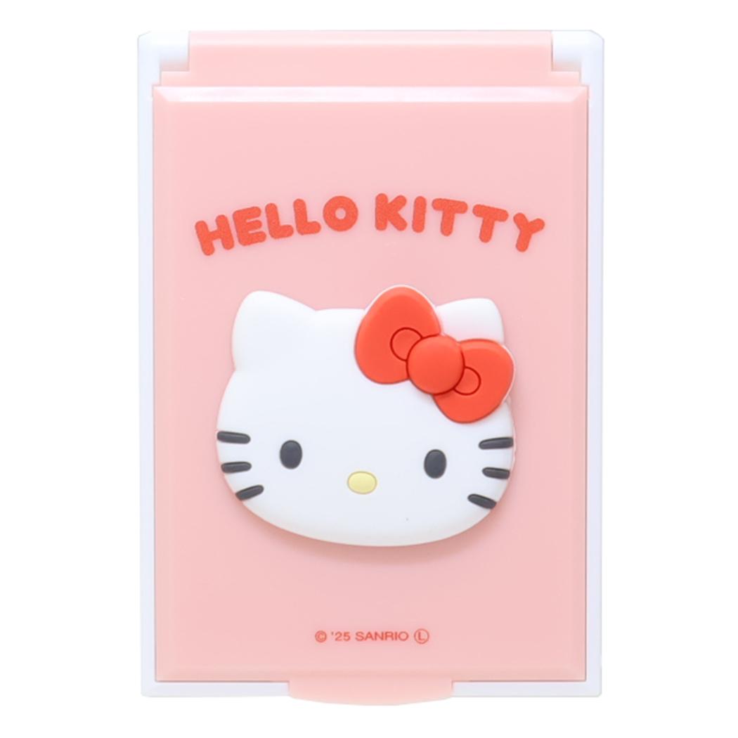 ハローキティ 手鏡 ぷっくりカードミラーS サンリオ カミオジャパン コンパクトミラー キャラクター グッズ メール便可 シネマコレクション