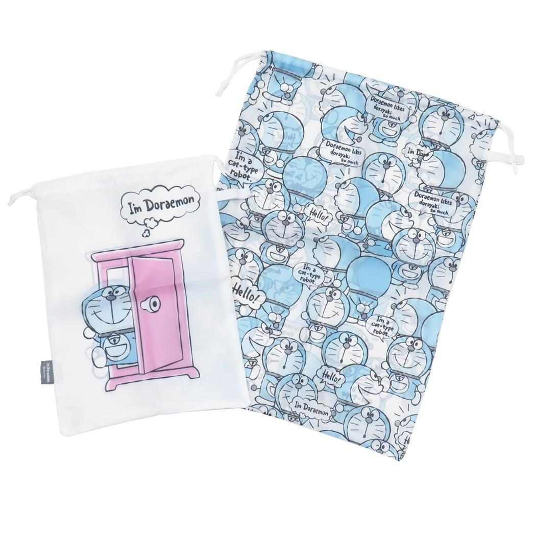 アイムドラえもん きんちゃく袋 マルチ巾着2個セット BL サンリオ ゾーウィー プレゼント アニメキャラ..