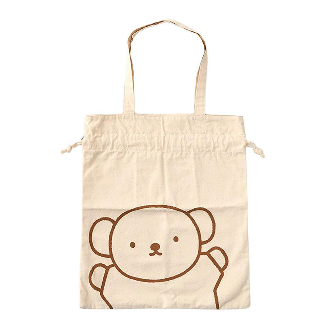 ミッフィー 手提げかばん 巾着トートバッグ ボリス ディックブルーナ ゾーウィー プレゼント 絵本キャラクター グッズ メール便可 シネマコレクション