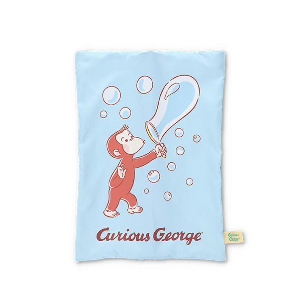 【ポイント10倍 & クーポン！】おさるのジョージ トラベルポーチ ネットポーチM ブルー Curious George ゾーウィー プレゼント 絵本キャラクター グッズ メール便可 シネマコレクション