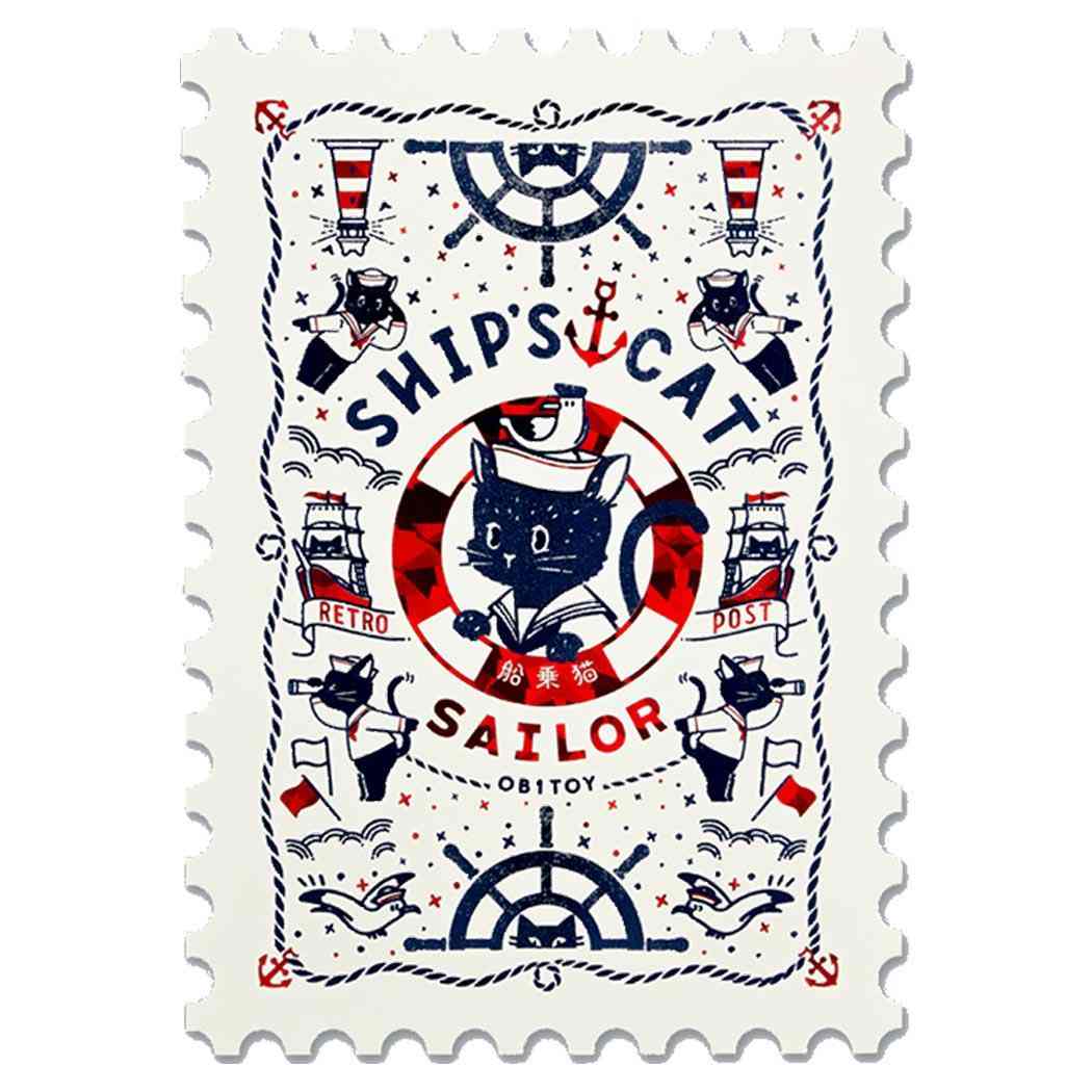 12ݥ10ܡROKKAKUxӥ POSTCARD ڼ귿ݥȥ 1 SHIP'S CAT ե 󲡤 å...