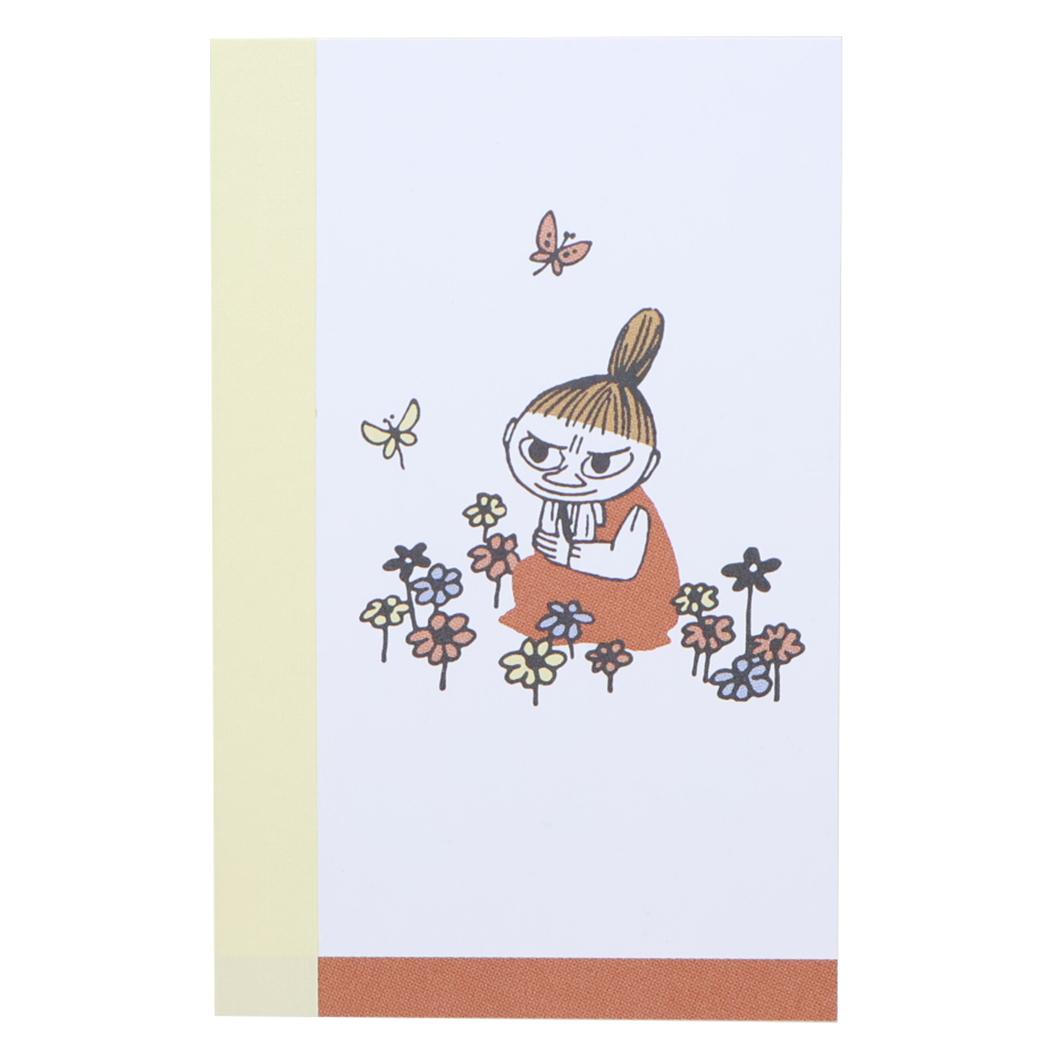 【ポイント10倍 & クーポン！】ミニノート ノート ムーミン ひみつの花園 北欧 カミオジャパン カードサイズ メール便可