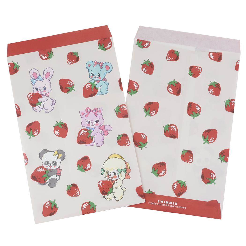 スイマー ラッピング用品 ラッピング 平袋 8枚入り いちご SWIMMER S＆C プレゼント キャラクター グッズ メール便可 シネマコレクション