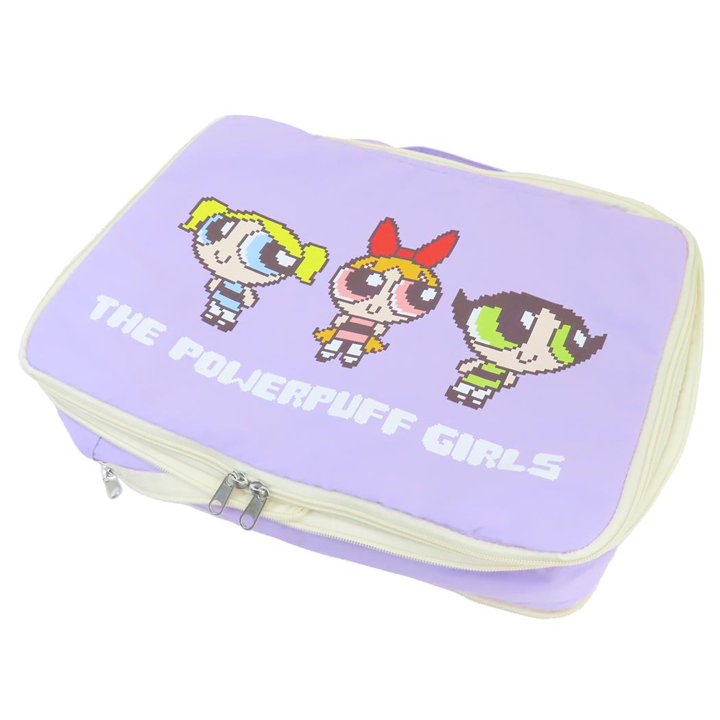 パワーパフガールズ トラベルポーチ 衣類収納ポーチ ピクセルアート マリモクラフト 旅行 整理 キャラ..