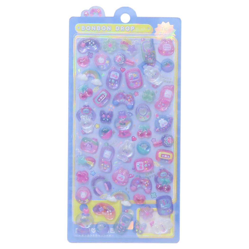 【おひとり様5つまで】シールシート ボンボンドロップシール ぴこぴこボンボン クーリア デコシール 手帳 お手紙 かわいい グッズ メール便可 シネマコレクションのサムネイル