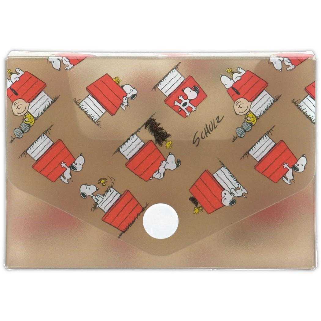 【12月は毎日ポイント10倍！】スヌーピー ファイルボックス カードケース Happiness is Red HOUSE ピー..