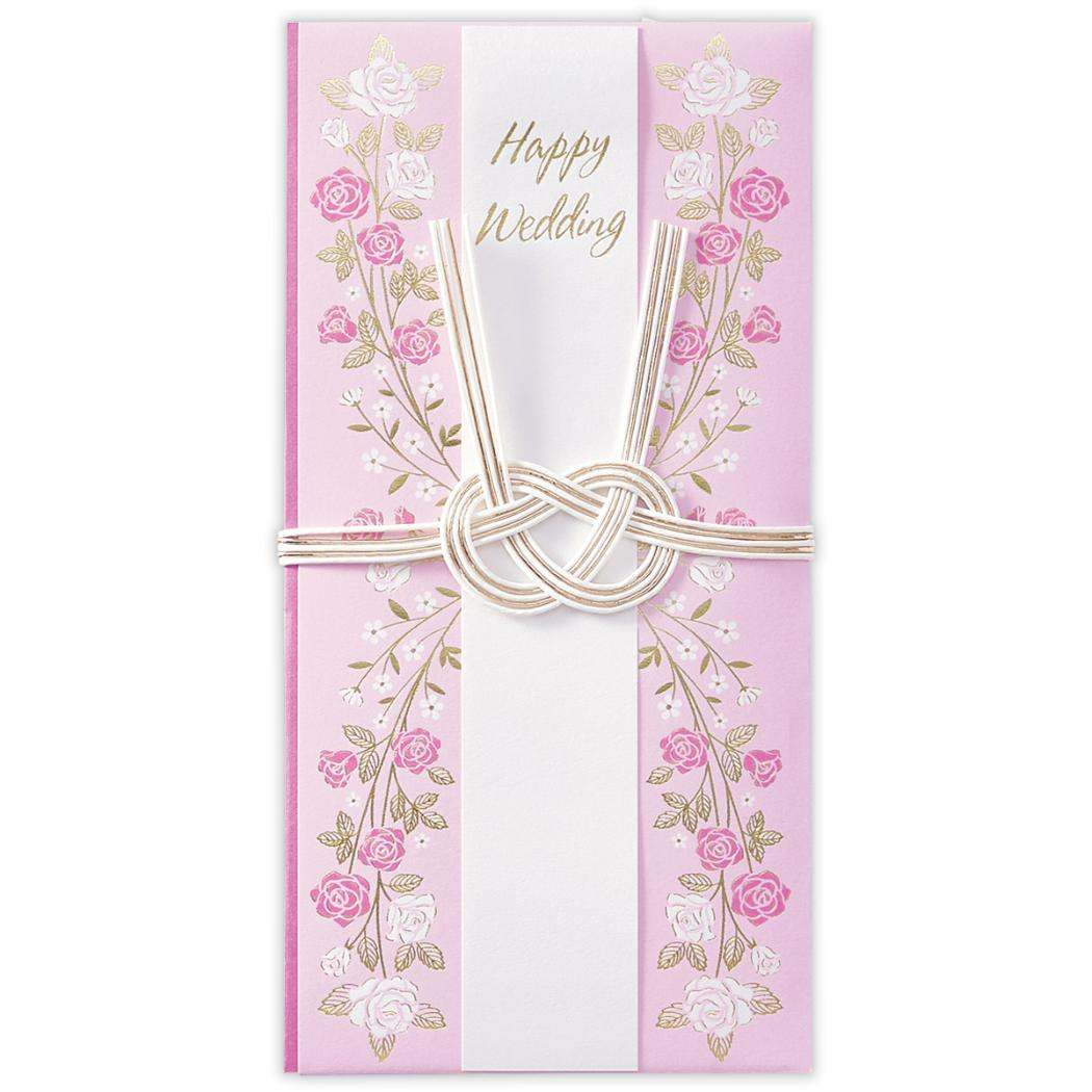 祝儀袋 御結婚御祝 寿 スリム Misty Garden ローズ 日本ホールマーク 短冊付き ご祝儀 ...