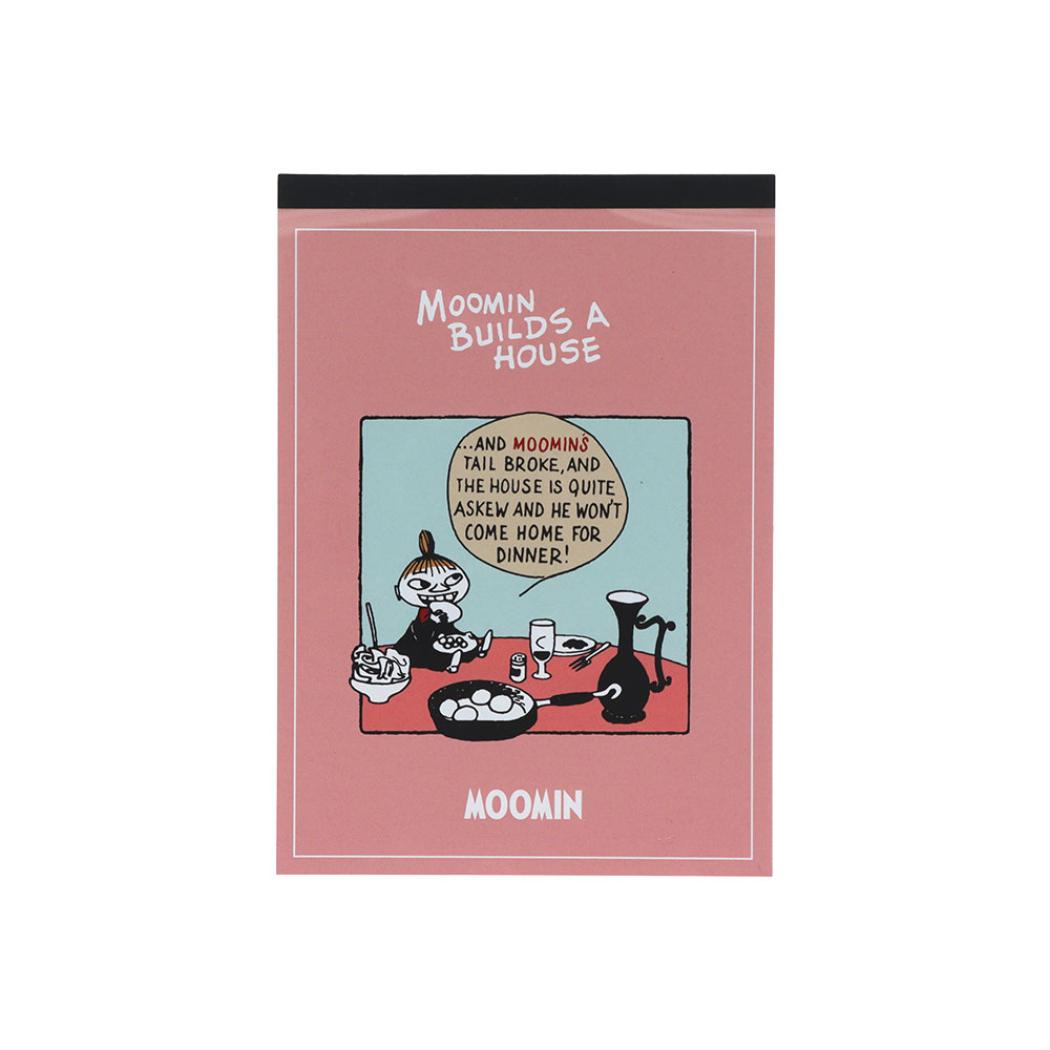 【12月は毎日ポイント10倍!】ムーミン メモ帳 メモA6 ピンク 北欧 サンスター文具 新学期準備文具 キャラクター グッズ メール便可 シネマコレクション
