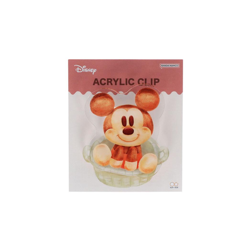 【12月は毎日ポイント10倍!】ミッキーマウス クリップ アクリルクリップ Nuiパン ディズニー サンスター文具 事務用品 ダイカットクリップ キャラクター ...