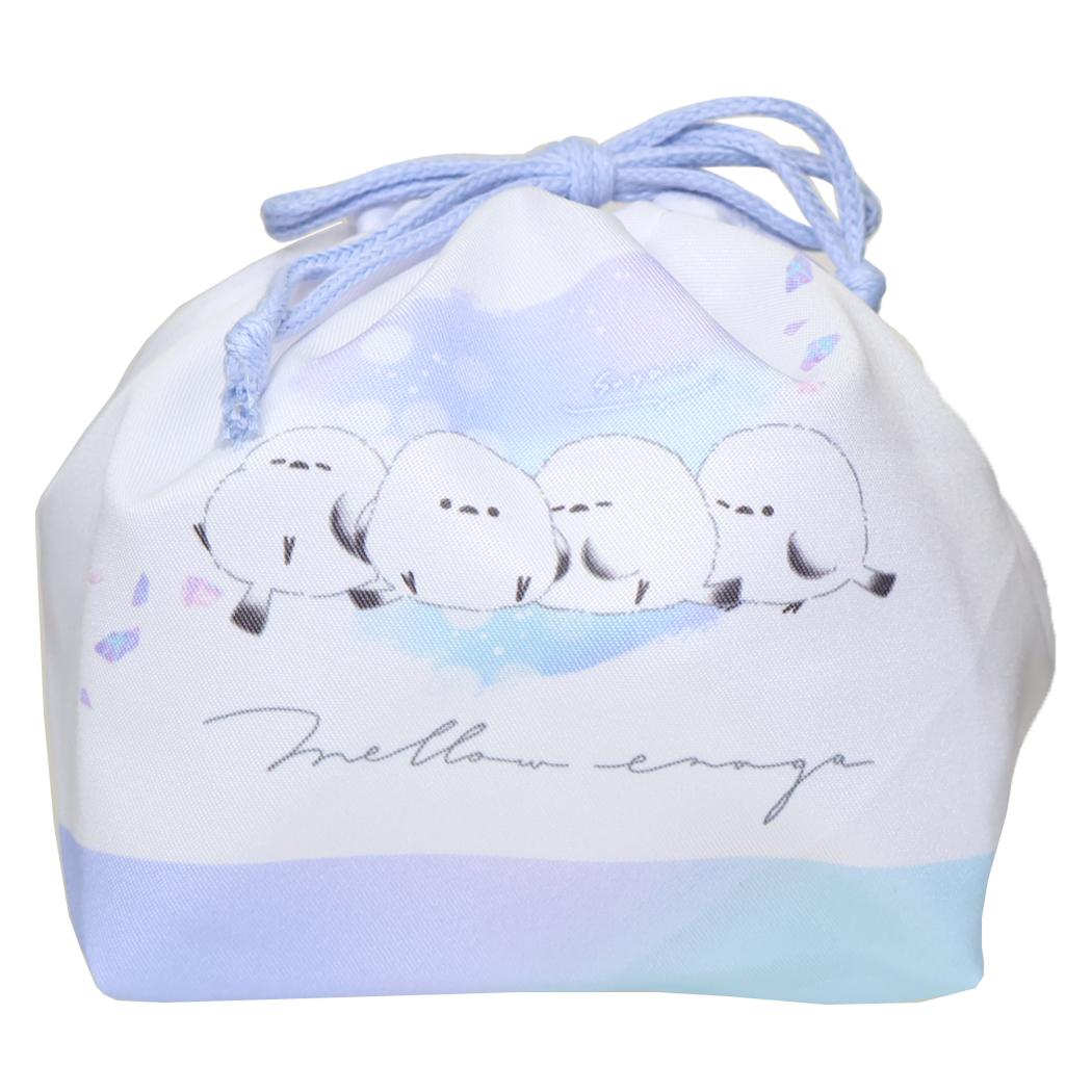 Drawstring Bags - 【ポイント10倍 & クーポン！】お弁当きんちゃくポーチ ランチ巾着 mellow enaga ニュアンス カミオジャパン 新学期準備 かわいい