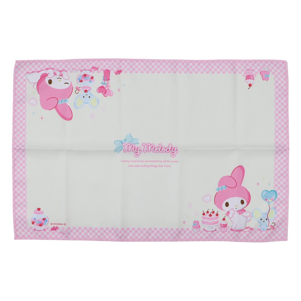 【ポイント10倍 & クーポン！】マイメロディ ランチーフ ワイドランチクロス ガールズピンク サンリオ ティーズファクトリー お弁当包み ランチ用品 キャラクター グッズ メール便可 シネマコレクション