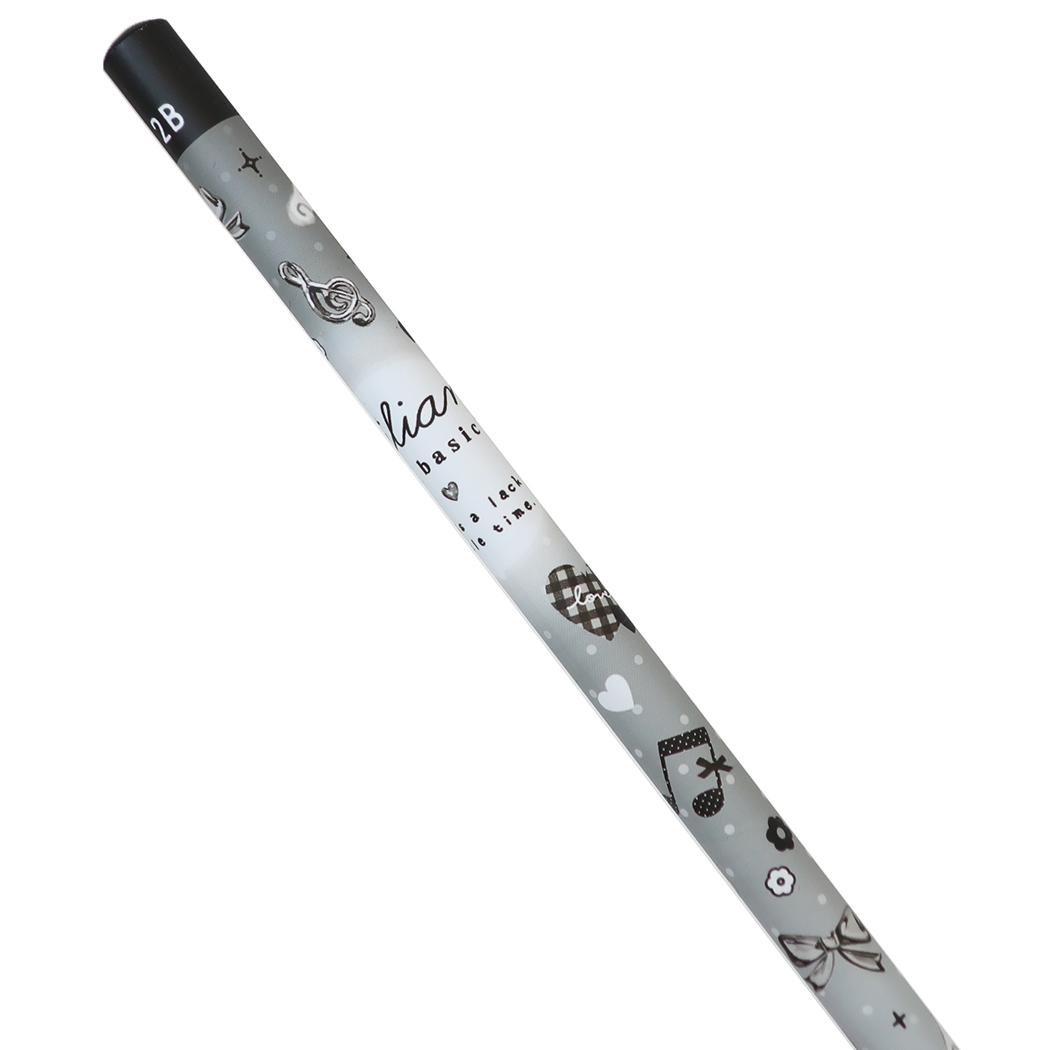 【ポイント10倍 & クーポン！】鉛筆 鉛筆2B リリアンマイベーシック ドット クーリア 新学期準備文具 筆記用具 小学生 中学生 グッズ メール便可 シネマコレクション