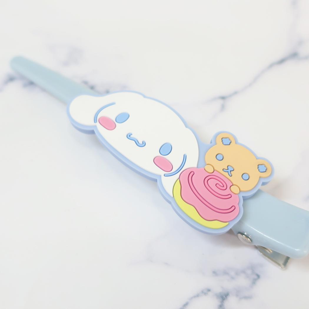 【最大1000円OFFクーポン！】シナモロール 前髪クリップ ぎゅっともマスコットロン...