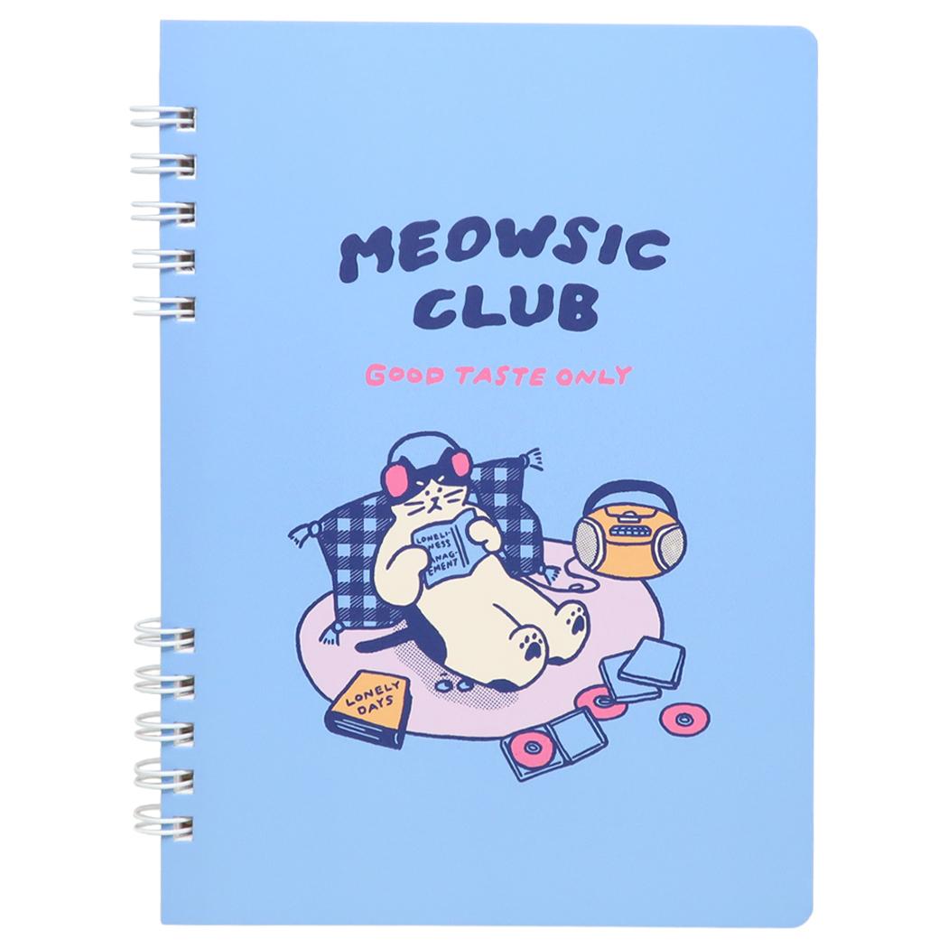 【ポイント10倍 & クーポン！】黒白小姐 リングノート B6リングノート クリエイターズサーカス ねこ フロンティア 新学期準備文具 ミニノート CREATORS CIRCUS グッズ メール便可 シネマコレクション