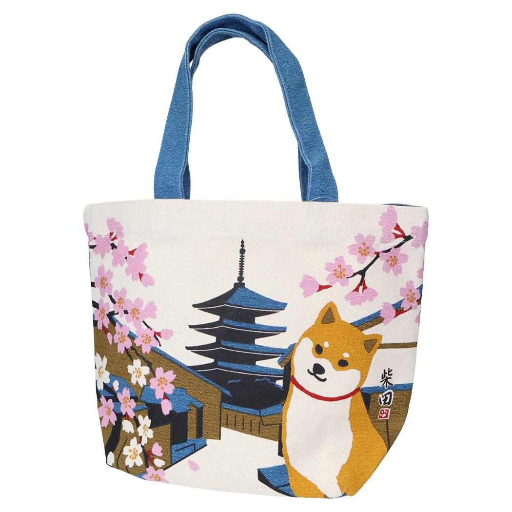トートM トートバッグ はるのみやこしばた いぬ フレンズヒル 手提げかばん かわいい
